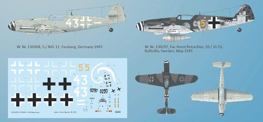 エデュアルド 1/48 プロフィパック ドイツ空軍 メッサーシュミット Bf109G-10 MTT レーゲンスブルク工場生産 プラモデル EDU82119 mxn26g8 Amazon | ドイツレベル(Revell) 1/72 ドイツ空軍 メッサー